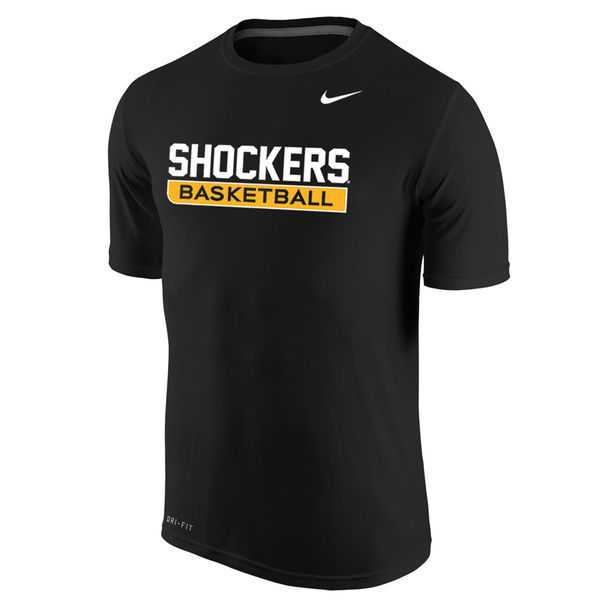 Wichita State Shockers Nike Basketball Legend Practice Performance WEM T-Shirt - Black,We sell and wholesale Wichita State Shockers Nike Basketball Legend Practice Performance WEM T-Shirt - Black on line form chian!